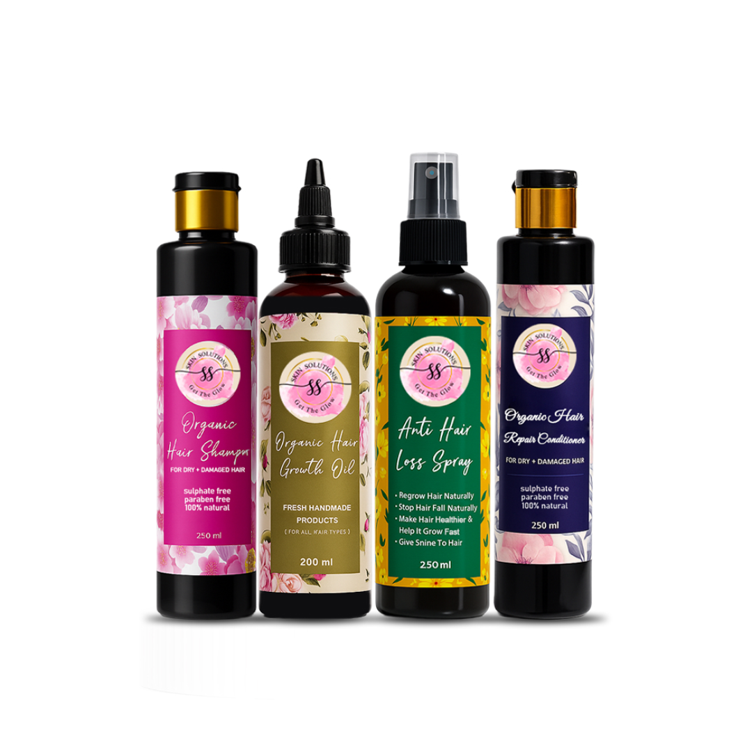 Complete Hair Care Bundle – Shampoo, Conditioner, Oil & Spray