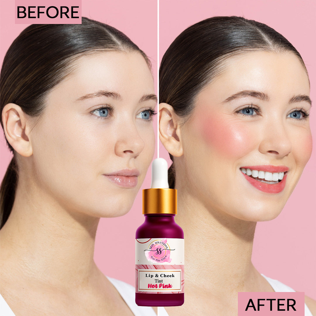 Lip and Cheek Tint – Cherry Red / Hot Pink